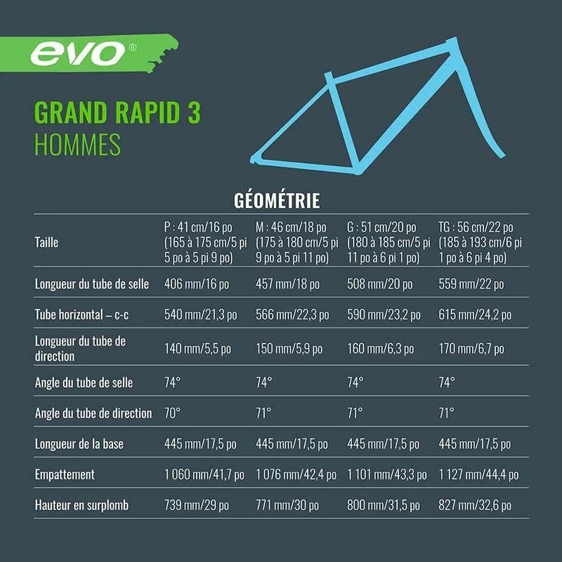 EVO Grand Rapid 3 - Hybrid Bike 8 EVO Grand Rapid 3 - Hybrid Bike – Image 8
