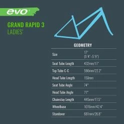 EVO Grand Rapid 3 ST - Hybrid Bike 16 EVO Grand Rapid 3 ST - Hybrid Bike -Bike Boutique de vente evo grand rapid 3 st hybrid bike 6