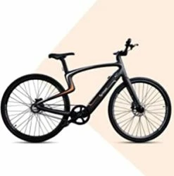 NewUrtopia Vélo électrique Intelligent Entièrement En Carbone Taille L Modèle Sirius (noir Orange)
