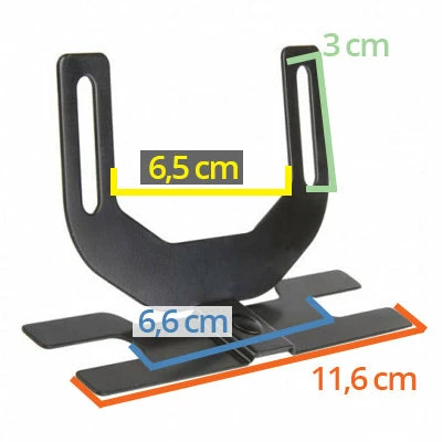 Brandless Adaptateur Garde Boue Arrière Sur Porte Bagage Vélo M-Wave 4 Brandless Adaptateur Garde Boue Arrière Sur Porte Bagage Vélo M-Wave – Image 4