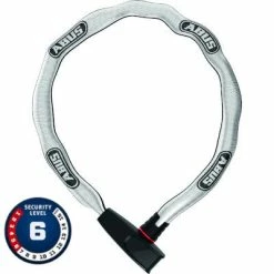 Antivol Chaîne Vélo Réfléchissante Abus Catena 6806K 110 Cm