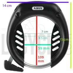 Antivol De Cadre à Clés Shield 5650 ABUS -Bike Boutique de vente antivol de cadre a cles shield 5650 abus full 4