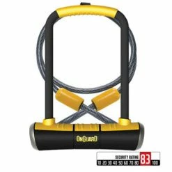 Antivol De Vélo U à Clé Et Câble 120 Cm Pitbull DT Onguard