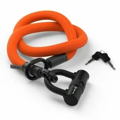 Antivol Tex-Lock Eyelet M 120 Cm Certifié Sold Secure Et ART2 -Bike Boutique de vente antivol tex lock eyelet u orange