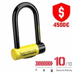 Antivol Vélo U à Clé New York Fahgettaboudit Mini Kryptonite -Bike Boutique de vente antivol velo u a cle new york fahgettaboudit mini kryptonite full