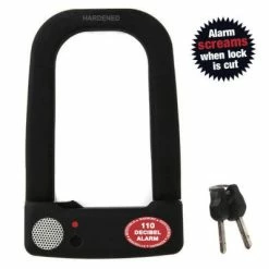 Antivol Vélo U à Clefs Avec Alarme De 110 Db Ultra Lock Alarm -Bike Boutique de vente antivol velo u a clefs avec alarme de 110 db ultra lock alarm full 3