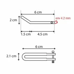 Brandless Attache Inoxydable Pour Feu Avant Sur Fourche De Vélo -Bike Boutique de vente attache inoxydable pour feu avant sur fourche de velo full 3