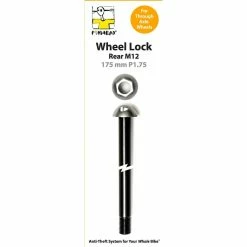 Antivol Pour Roues Avant Et Arrière à Axe Traversant M12 Pinhead -Bike Boutique de vente axe antivol traversant roue arriere m12 175 1.75