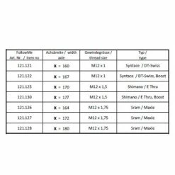 FollowMe Axe De Roue Arrière M12 Pour Adaptation Follow Me -Bike Boutique de vente axe de roue arriere m12 pour adaptation follow me full 5