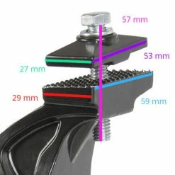 M-Wave Béquille Double Pour Vélo électrique Rabattable Sur Un Côté -Bike Boutique de vente bequille double pour velo electrique rabattable sur un cote full 3