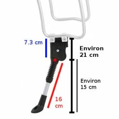 Béquille Vélo Latérale Pour Porte-bagages Low Rider Hebie -Bike Boutique de vente bequille velo laterale pour porte bagages low rider hebie full 3