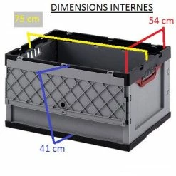 Carry Freedom Caisse En Plastique Pliable Pour Remorque Y-Frame -Bike Boutique de vente caisse en plastique pliable pour remorque y frame full 4