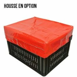 Kerri Caisse PVC Noir Sur Porte Bagage Vélo - Large -Bike Boutique de vente caisse pvc noir sur porte bagage velo large full 3