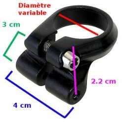 Brandless Collier Tige De Selle Avec œillets Pour Fixer Un Porte Bagage 8 Brandless Collier Tige De Selle Avec œillets Pour Fixer Un Porte Bagage -Bike Boutique de vente collier tige de selle avec illets pour fixer un porte bagage full 4