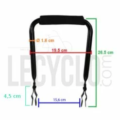 Dossier Pour Siège Enfant Sur Porte-bagage De Vélo - Hooodie -Bike Boutique de vente dossier pour siege enfant sur porte bagage de velo hooodie full 4