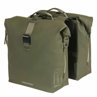 Double Sacoche Basil 41 L SoHo Nordlicht Avec éclairage Intégré 1 Double Sacoche Basil 41 L SoHo Nordlicht Avec éclairage Intégré