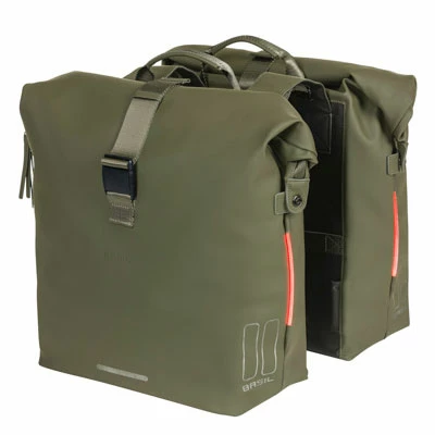 Double Sacoche Basil 41 L SoHo Nordlicht Avec éclairage Intégré 2 Double Sacoche Basil 41 L SoHo Nordlicht Avec éclairage Intégré – Image 2