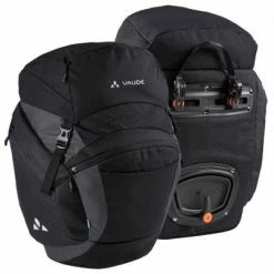 Double Sacoche Vélo Arrière 46 L OnTour Back Vaude -Bike Boutique de vente double sacoche velo arriere 46 l ontour back vaude noir full