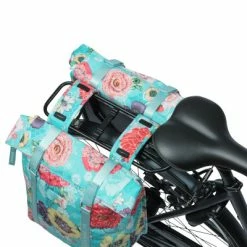 Double Sacoche Vélo Porte-bagage Arrière Bleue Bloom Field Basil 11 Double Sacoche Vélo Porte-bagage Arrière Bleue Bloom Field Basil -Bike Boutique de vente double sacoche velo porte bagage arriere bleue bloom field basil full 6