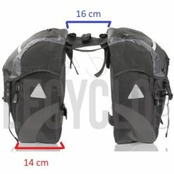 Double Sacoches Cavalières Pour Vélo 30L XLC -Bike Boutique de vente double sacoches cavalieres pour velo 30l xlc full 4