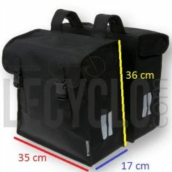 Double Sacoches Vélo 47L Mara XXL Basil -Bike Boutique de vente double sacoches velo 47l mara xxl basil full 6