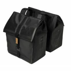 Double Sacoches Vélo Noires Urban Dry Basil 50 L