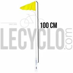 Messingschlager Drapeau De Sécurité Pour Vélo Et Remorque -Bike Boutique de vente drapeau de securite pour velo et remorque 100CM jaune 4c79c568 9fff 4ea6 af5c 5c6cadad0fba