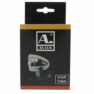 Brandless Feu Avant Dynamo Vintage Sur Fourche De Vélo 2 Brandless Feu Avant Dynamo Vintage Sur Fourche De Vélo – Image 2