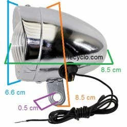 Brandless Feu Avant Dynamo Vintage Sur Fourche De Vélo 11 Brandless Feu Avant Dynamo Vintage Sur Fourche De Vélo -Bike Boutique de vente feu avant dynamo vintage sur fourche de velo full 6