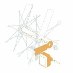 Feux Vélo Sans Piles Sur Moyeu 2 LEDs AMS Light Reelight -Bike Boutique de vente feux velo sans piles sur moyeu 2 leds ams light reelight full 5