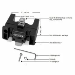 Fixation Pour Guidon Avec Serrure Ortlieb -Bike Boutique de vente fixation pour guidon avec serrure ortlieb full 4