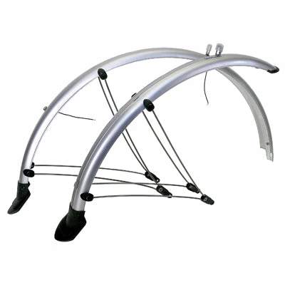 Messingschlager Paire De Garde Boue Pour Vélo 28 Pouces Avec Câble électrique - 45 Mm 1 Messingschlager Paire De Garde Boue Pour Vélo 28 Pouces Avec Câble électrique - 45 Mm