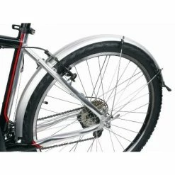 Messingschlager Paire De Garde Boue Pour Vélo 28 Pouces Avec Câble électrique - 45 Mm 8 Messingschlager Paire De Garde Boue Pour Vélo 28 Pouces Avec Câble électrique - 45 Mm -Bike Boutique de vente garde boue argent avant et arriere pour velo 28 pouces 45 mm full 4