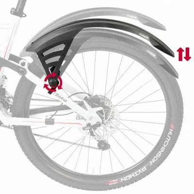 Garde Boue Arrière Vélos 27.5 à 29 Pouces Deflector RS75 Zefal 4 Garde Boue Arrière Vélos 27.5 à 29 Pouces Deflector RS75 Zefal – Image 4