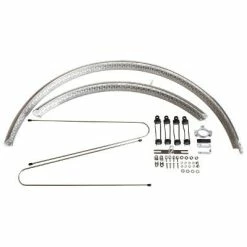 Garde Boues Martelés Argent Pour Pneus Vélo 28 Pouces BLB -Bike Boutique de vente garde boues marteles argent pour pneus velo 28 pouces blb full 6