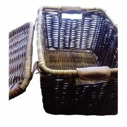 Grand Panier De Vélo En Rotin Denton L Basil -Bike Boutique de vente grand panier de velo en rotin denton l basil full 5