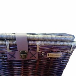 Grand Panier De Vélo En Rotin Denton L Basil -Bike Boutique de vente grand panier de velo en rotin denton l basil full 6