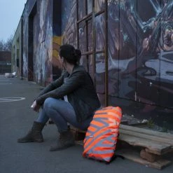 Housse De Sac à Dos Jaune Réfléchissant Berlin Wowow 20-25L -Bike Boutique de vente housse de sac a dos jaune reflechissant berlin wowow full 3