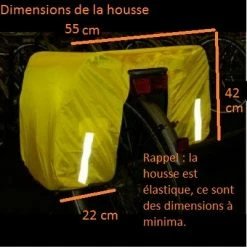 Hook Housse Protection Pluie Pour Double Sacoche Vélo -Bike Boutique de vente housse protection pluie pour double sacoche velo full 3