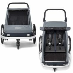 Kid Vaaya 2 Croozer Remorque Vélo Pour Deux Enfants -Bike Boutique de vente kid vaaya 2 croozer remorque velo pour deux enfants full 3