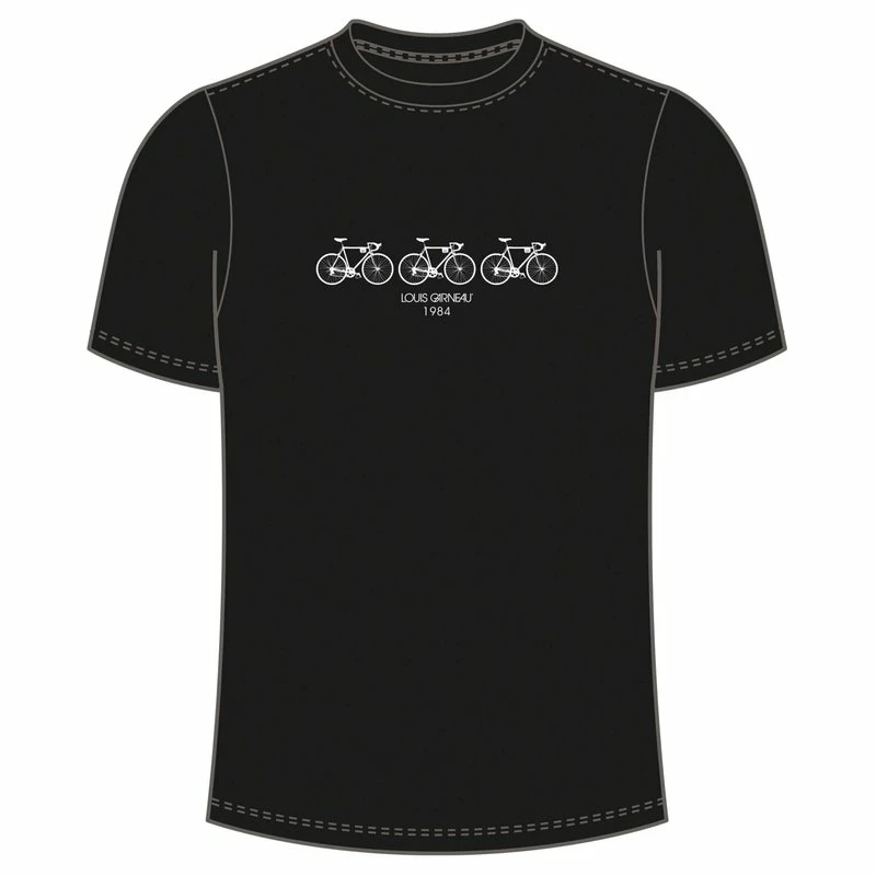 LOUIS GARNEAU Signature T-shirt - Three Bikes White 1 LOUIS GARNEAU Signature T-shirt - Three Bikes White