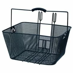Panier Avant Noir Pour Vélo à Crochets Point