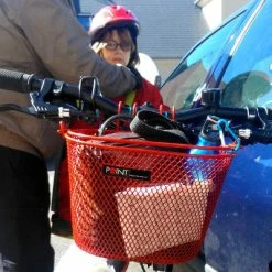 Point Panier Avant Rouge Pour Vélo Enfant -Bike Boutique de vente panier avant rouge pour velo enfant full 4