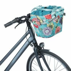 Panier Guidon Bleu 15L Compatible Klickfix Bloom CarryAll Basil -Bike Boutique de vente panier guidon bleu 15l compatible klickfix bloom carryall basil full 5