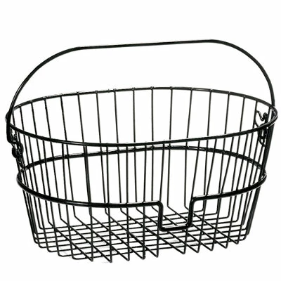 Panier Simple Métal Noir - KlickFix 1 Panier Simple Métal Noir - KlickFix