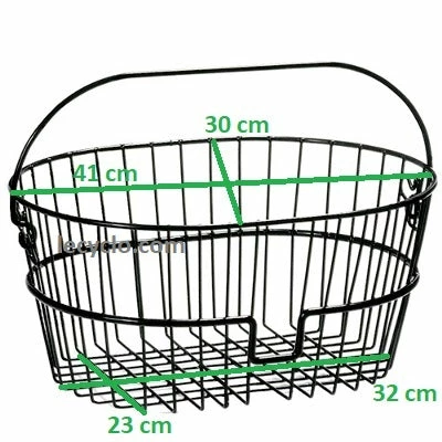 Panier Simple Métal Noir - KlickFix 2 Panier Simple Métal Noir - KlickFix – Image 2
