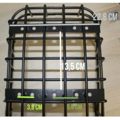 Panier Vélo Arrière Aluminium Fixe Cento Noir Mat Basil -Bike Boutique de vente panier velo arriere aluminium fixe cento noir mat basil full 6