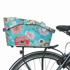Panier Vélo Arrière Bloom Field 22L Bleu Fleuri Carry All Basil -Bike Boutique de vente panier velo arriere bloom field 22l bleu fleuri carry all basil full 5