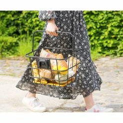 Panier Avant Pour Vélo Avec Socle En Bois Z Front Zefal -Bike Boutique de vente panier velo avant bois zefal 5