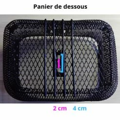 Panier Vélo Avant En Acier 20 L Sur Potence Hapo-G -Bike Boutique de vente panier velo avant en acier 20 l sur potence hapo g full 4